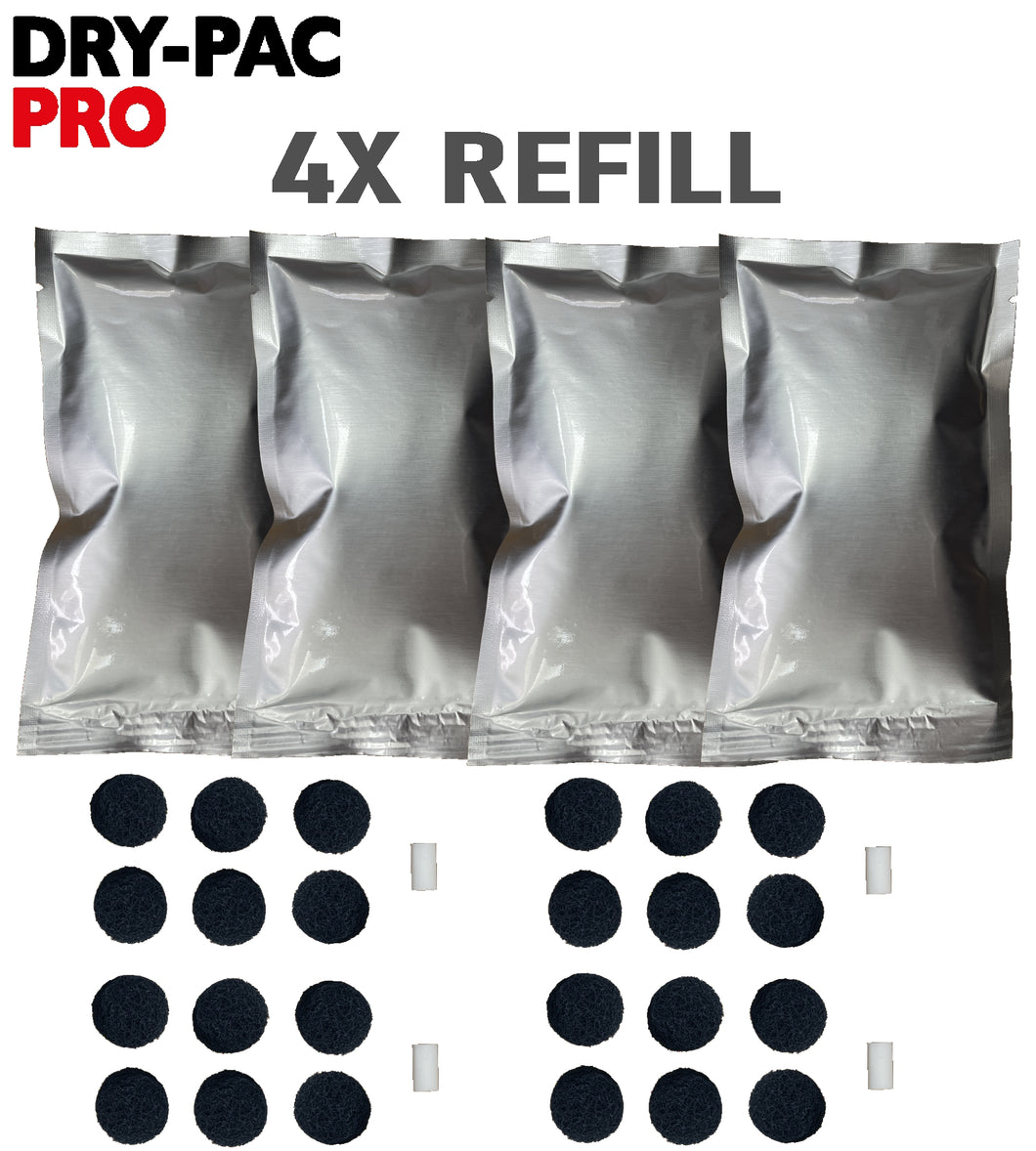 Dry-Pac Pro Single Refill Pack Kit – Pack of 4