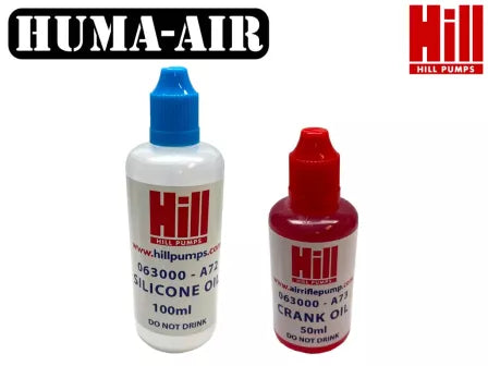 Silicone Oil And Crank Oil Set For The Hill EC-3000 Compressor