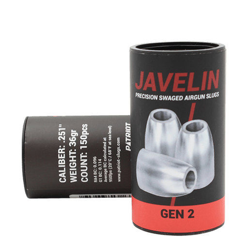 Javelin Slug Gen 2 “36gr”.25 Cal .251Dia