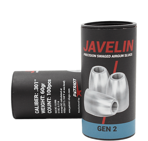 Javelin Slug Gen 2 “60gr”.30 Cal .301Dia
