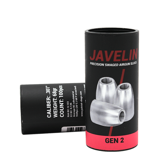 Javelin Slug Gen 2 “68gr”.30 Cal .301Dia