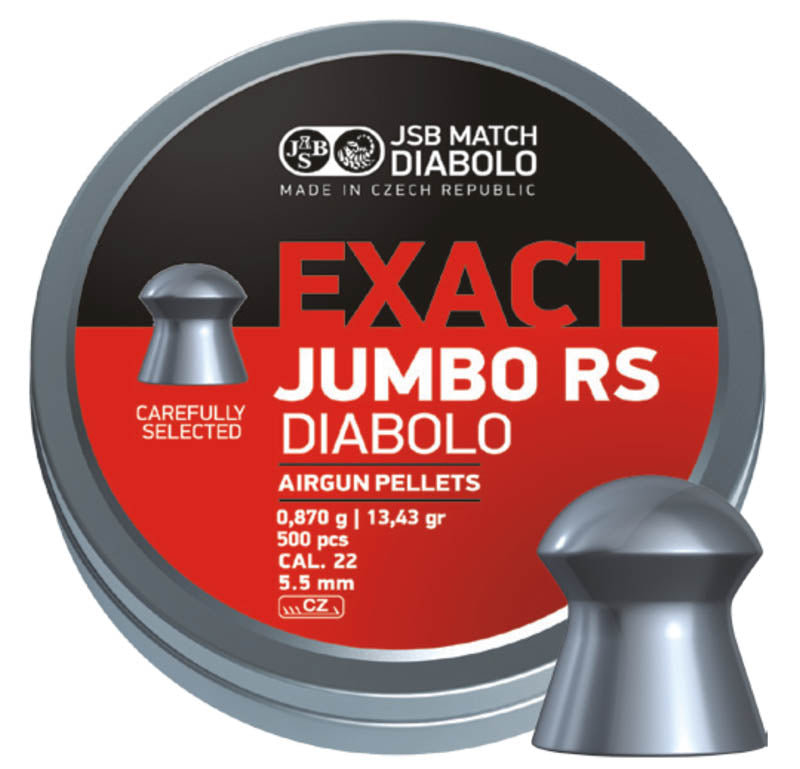 JSB Exact Jumbo RS .22 13.43gr (500)