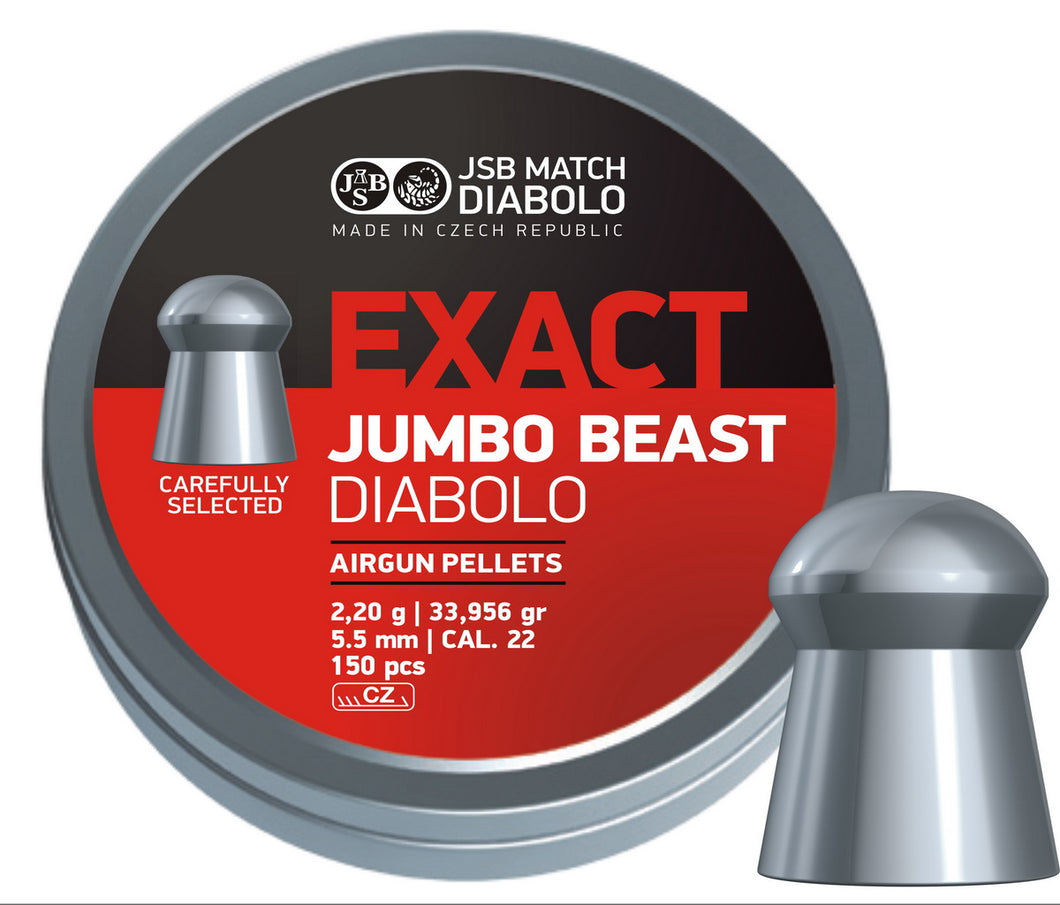 JSB Exact Jumbo Beast .22 33.95gr