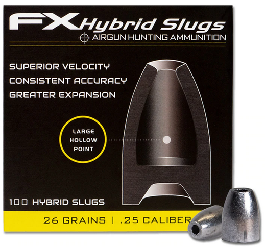 FX Hybrid Slugs .25/6.35mm 26.3gr
